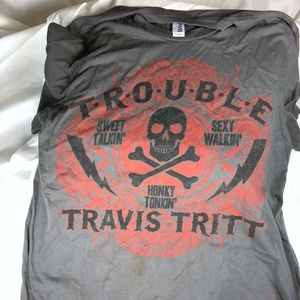 Travis Tritt 1992 T.R.O.U.B.L.E Tour Concert Tee
